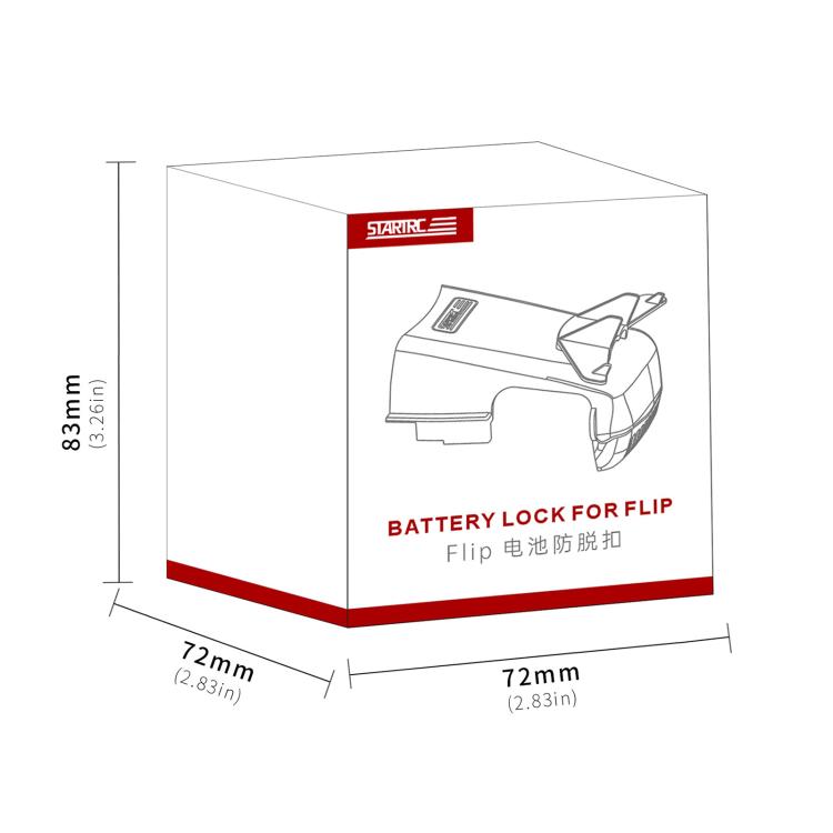 For DJI Flip STARTRC Battery Quick-release Flying Tail Cover, For DJI Flip For DJI Flip STARTRC Battery Quick-release Flying Tail Cover, For DJI Flip